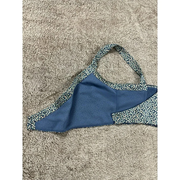 Madewell Women’s Button-Wrap Crop Tank in Bitsy Floral Size 4 - Picture 14 of 15